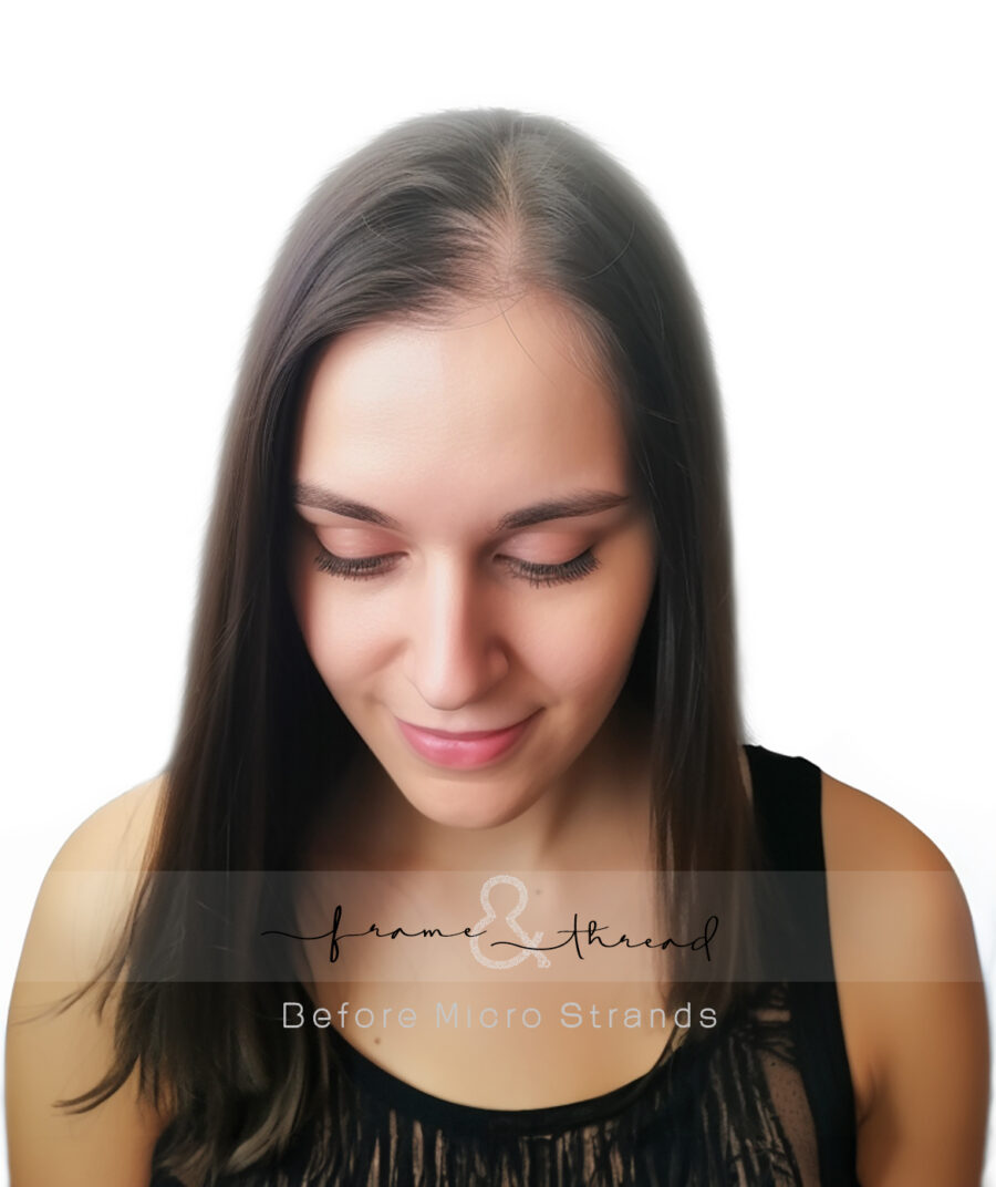 V-Light Hair Extensions Before