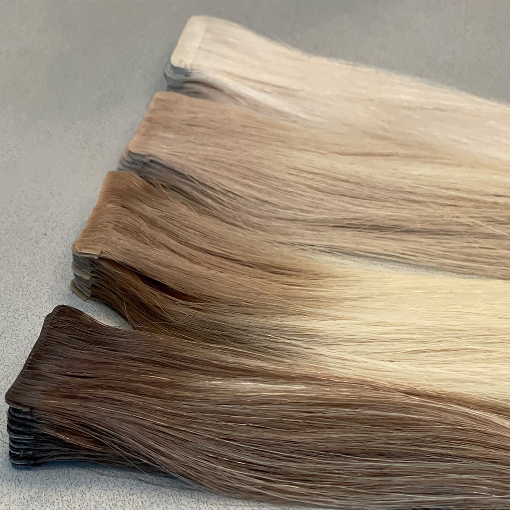 Frame & Thread Seamless Tabs — Luxury Slavic hair