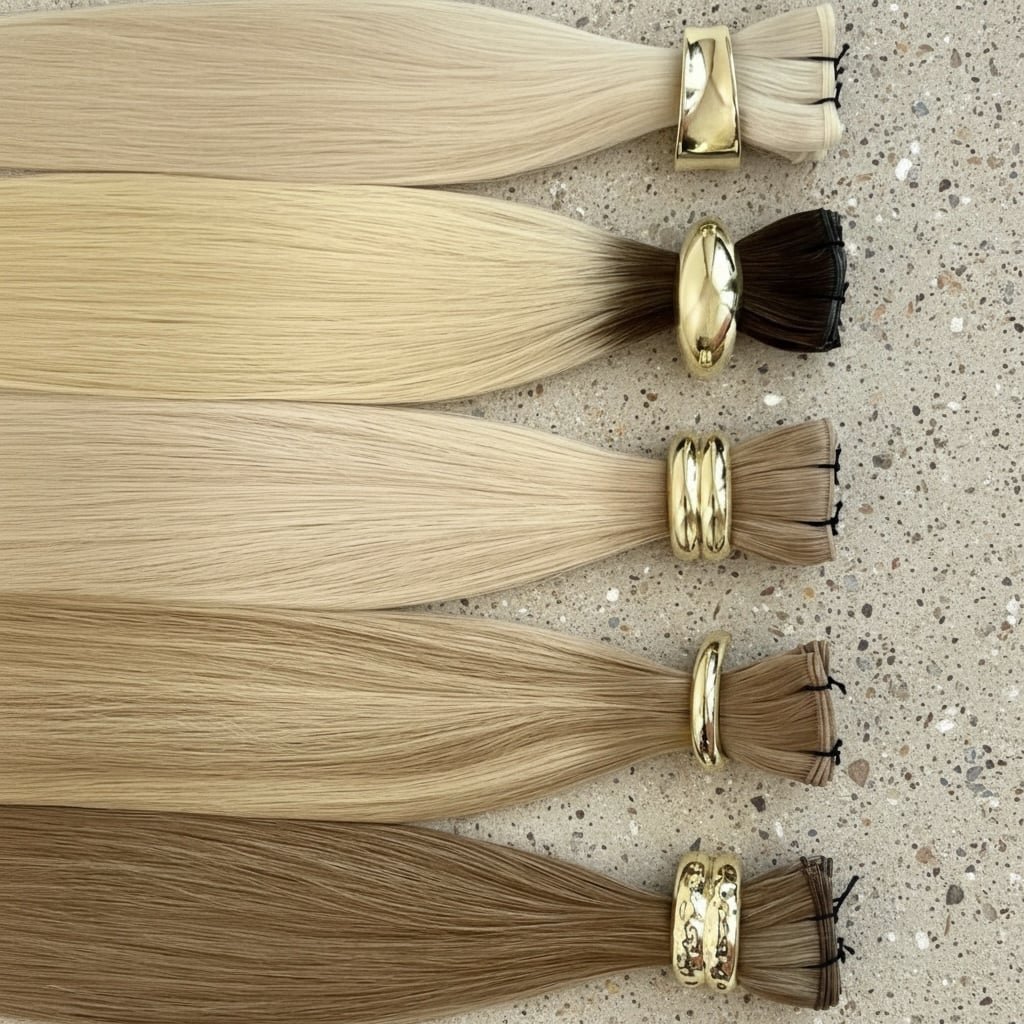 Frame & Thread Slavic micro weft hair extensions
