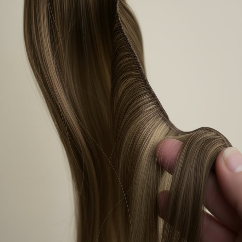 Close view of the Frame & Thread micro weft polyurethane track